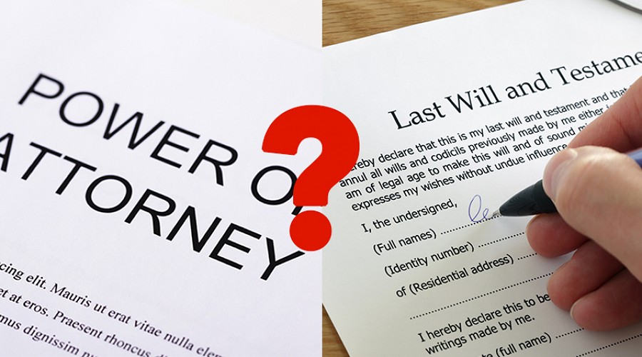 Is there a difference between a Lasting Power of Attorney and a Will?